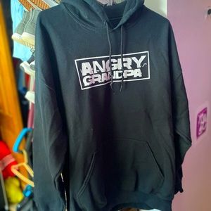 Angry Grandpa Gildan Hooded Sweatshirt - New